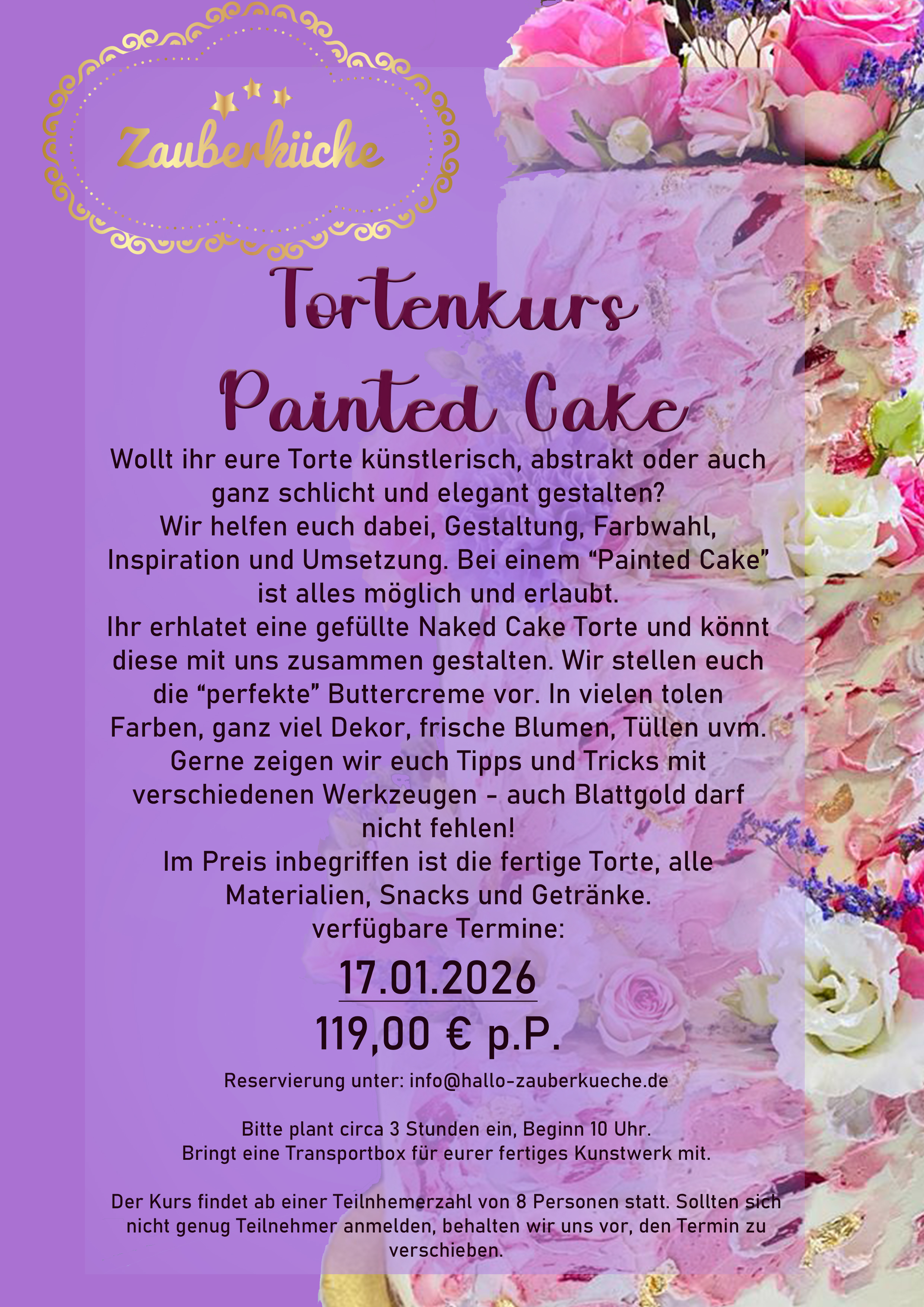 Tortenkurs im Jahrtausendturm im Elbauenpark